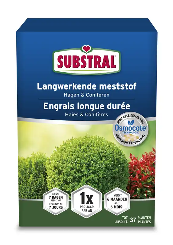 Klantfavoriet | Langwerkende meststof voor hagen en coniferen Osmocote 750g