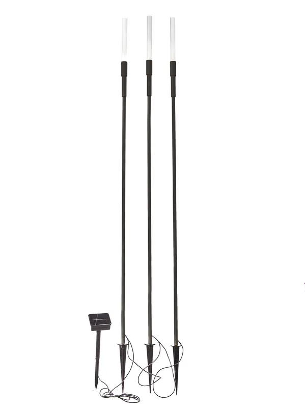 Bestel nu - Set van 3 solarlampen Ronda (tuinstekers)