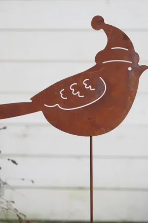 Net toegevoegd | Vogel met kerstmuts