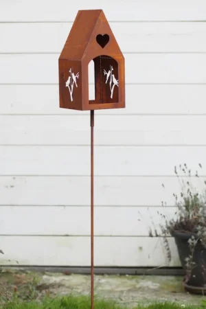 Vogelvoederbakje op stok - Uitverkoop