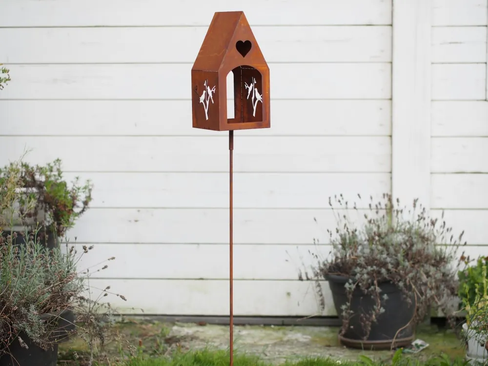 Vogelvoederbakje op stok - Uitverkoop