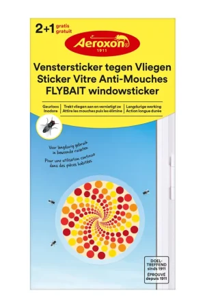 Raamsticker tegen vliegen 2+1 gratis - Bespaar meer