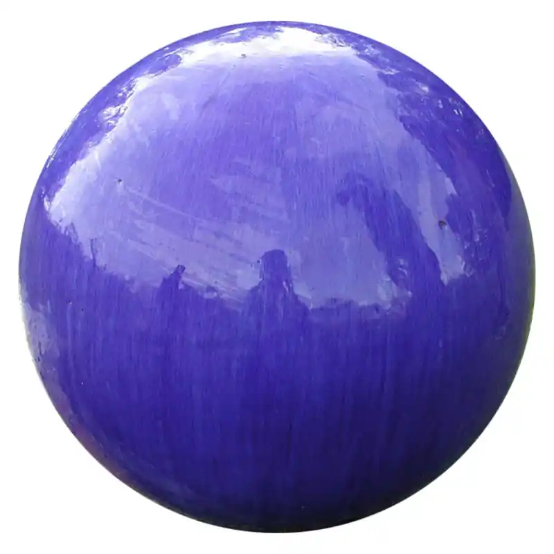 Decoratieve bol geglazuurd blauw | Direct beschikbaar
