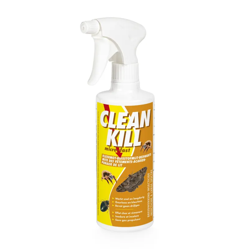 Prijsverlaging | Micro-Fast insecticide spray tegen kleermotten, huisstofmijten en bedwantsen