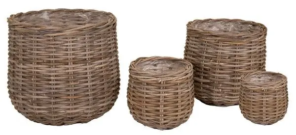 Extra korting | Mand Evi cauldron naturel d25x23cm