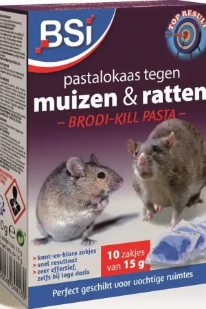 Pastalokaas tegen ratten en muizen Brodi-Kill - Populair