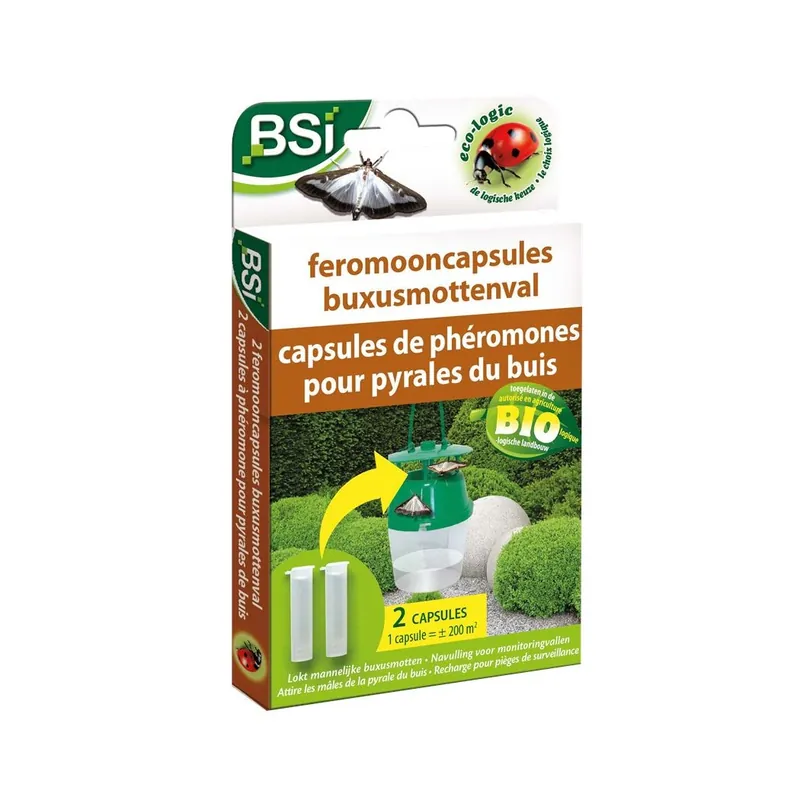 Feromooncapsules buxusmottenval 2 stuks - Aanbieding