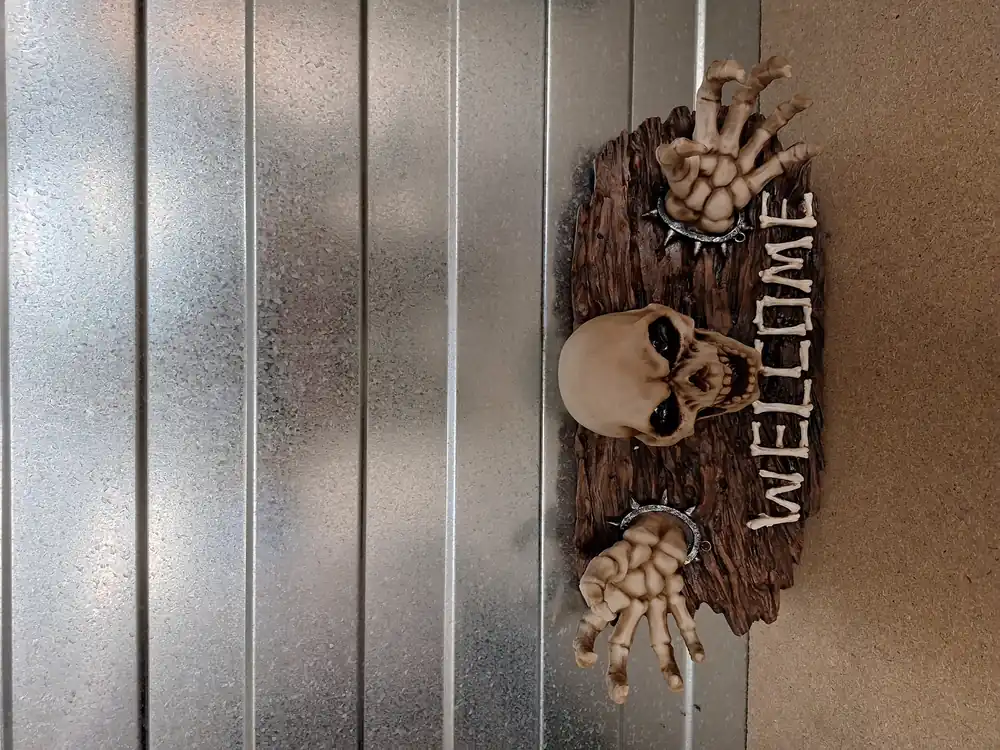 Speciale aanbieding | Skelet bord Welcome