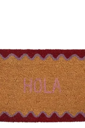 Deurmat hola rood - l60xb40xh1,5cm - Nog enkele stuks