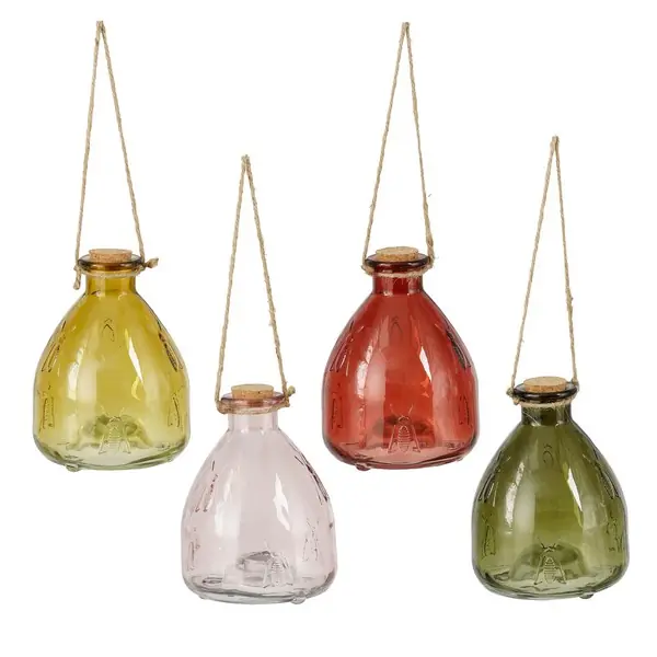 Wespenvanger d.groen roze geel rood 4 assorti pdq - h17xd13cm | Snelle levering