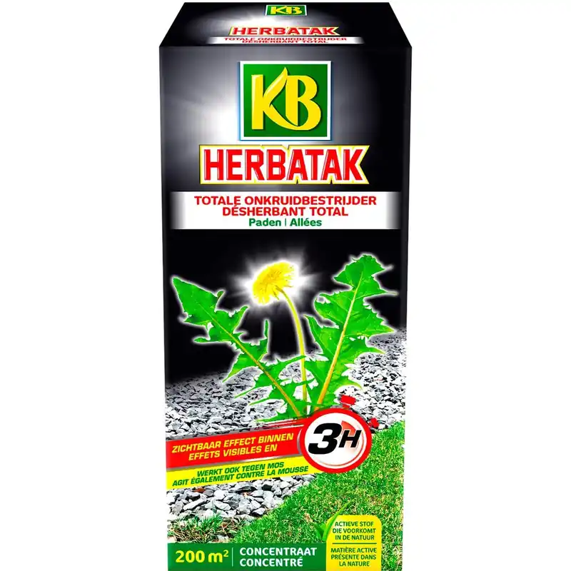 Korting | Herbatak totale onkruidbestrijding onverharde paden