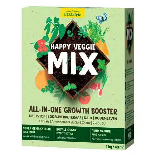 Happy Veggie mix - All-in-one growth booster voor je moestuin - Profiteer nu