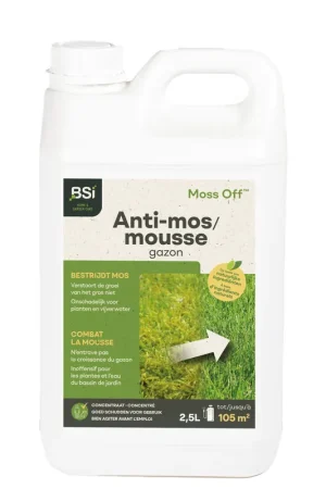 Mis het niet - Moss Off Anti-mos in het gazon