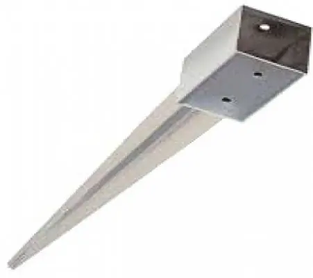 Speciale aanbieding - Paalhouder RVS voor tuinschermen 91/900mm