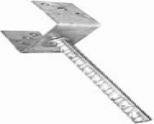 U-pergoladrager paalhouder licht lange pen 101mm | Bespaar nu