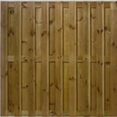 Uitverkoop - Schutting tuinscherm 180x180cm 19 planks