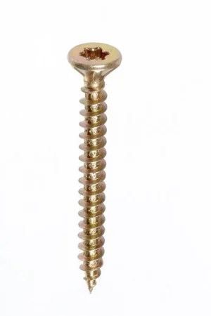 Alleen deze week | Spaanplaatschroeven geelverzinkt TORX 3.5x30mm