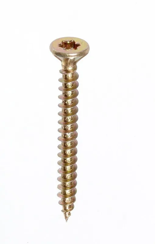 Spaanplaatschroeven geelverzinkt TORX 5.0x80mm - Rechtstreeks van de fabrikant