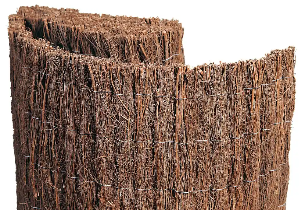 Topprijs - Heidematten tuinscherm heidemat ericamatten 2x3m (1400gr/m2) 70%