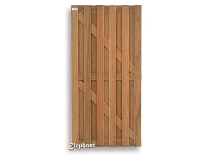 Poort tuinpoort hardhout 90x180cm - Klantfavoriet