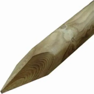 Rondhout palissade ø7x50cm - Topkwaliteit