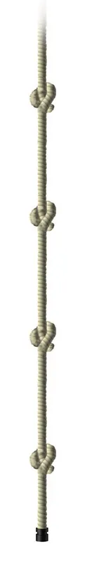 Knopentouw voor speeltoestel ø25mm 225cm - Direct leverbaar