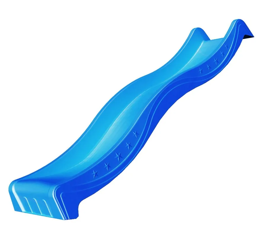 Trending - Glijbaan tuin blauw 220cm voor houten speeltoestellen