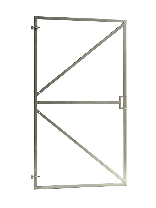 Voorraad bijna op - Poortframe tuinpoort verstelbaar met slotkast 100x155cm