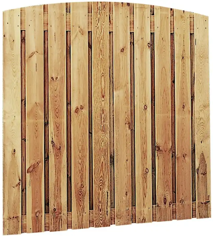 Koop vandaag - Schutting tuinscherm toog zichtdicht 21 planks 180x180cm RVS