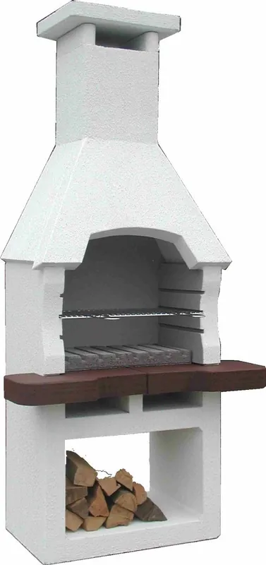 Barbecue beton houtskool bbq nr. 9 (195x93x60cm/300kg) | Pak je kans