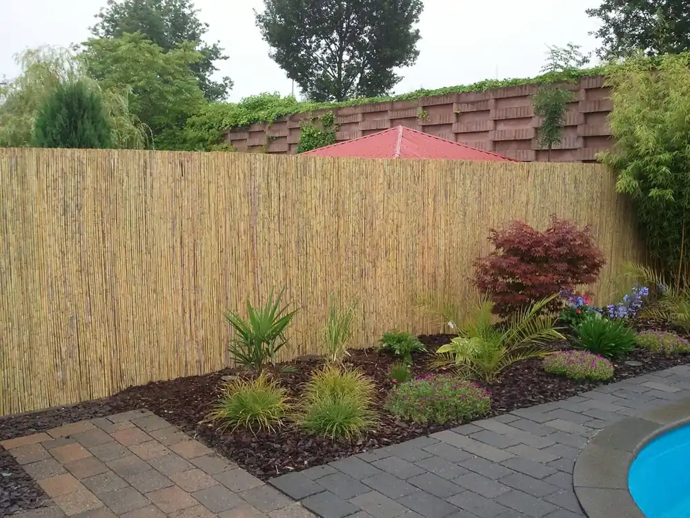 Bamboematten tuinscherm bamboe ruw 2x5m | Veilig betalen