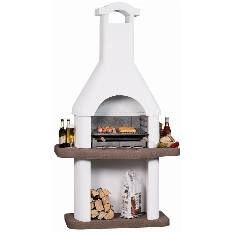 Speciale deal | Barbecue beton houtskool bbq nr. 7 (215x120x65cm/480kg)
