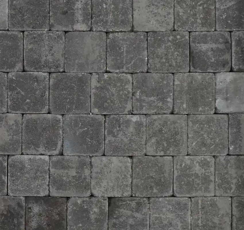 Trommelstenen of koppelstones antraciet 15x15x6cm (m2) - Mis het niet