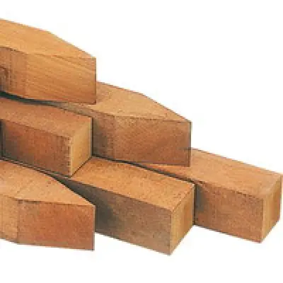 Nu beschikbaar | Hardhouten palen Azobe 8x8x275cm