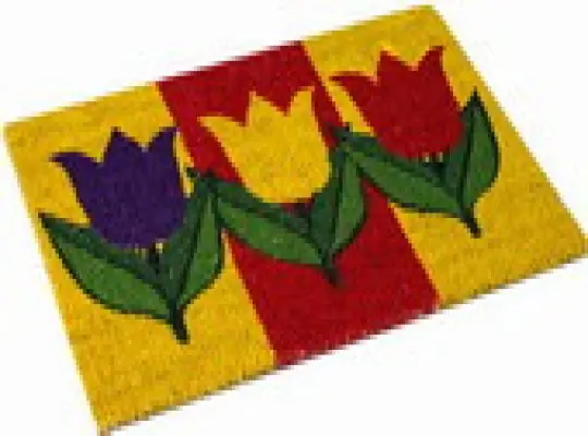 Deurmat Tulp kleurrijke designmat 40x60cm | Direct bestellen