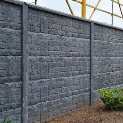 Topproduct | Beton schutting Brickstone enkelzijdig 200x193cm