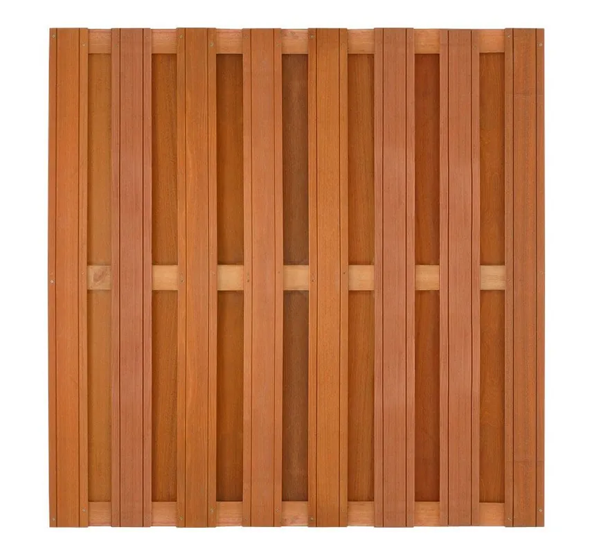 Online kopen - Schutting hardhout tuinscherm 180x180cm (15pl.)