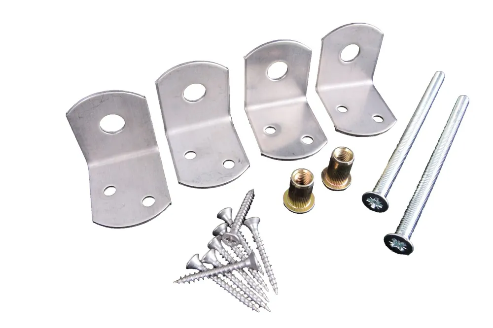 L-beslag RVS fencefix vlechtschermsteunen t.b.v. houtbeton schuttingen - Professionele kwaliteit