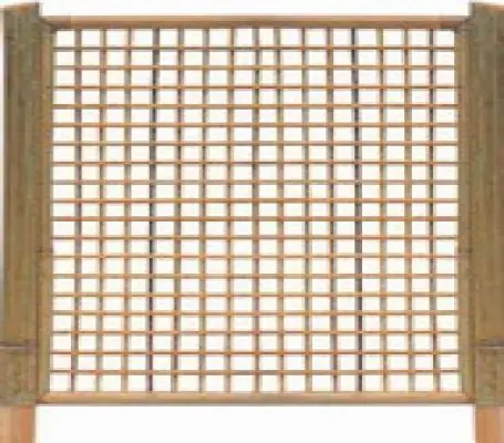 Extra korting | Bamboe schutting bamboescherm Trellis 180x180cm