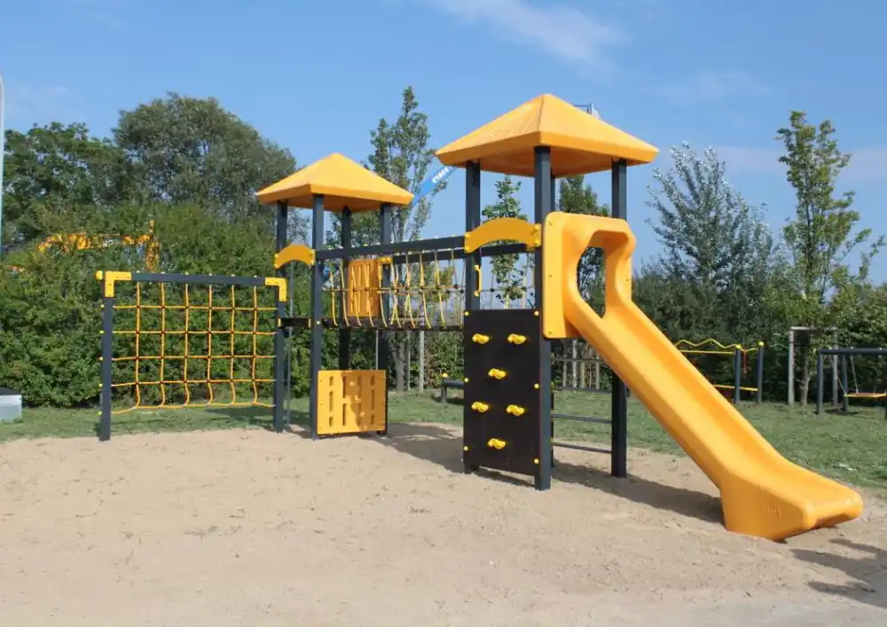 Goed beoordeeld - Speeltoren speeltoestel speelcombinatie Claudia 2 Towers