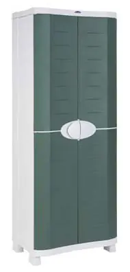 Flitsaanbieding | Kunststof opbergkast balkonkast groen 70x184cm
