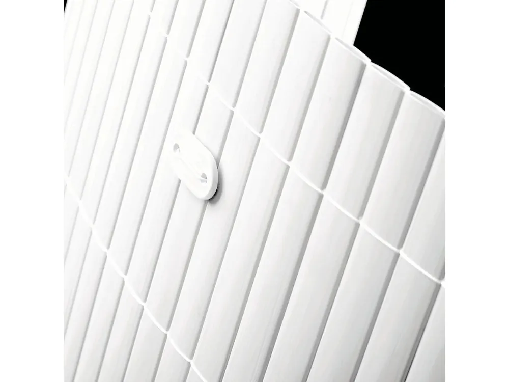 Tuinscherm tuinafscheiding balkonscherm kunststof PVC wit 1x5m - Zeer goed beoordeeld