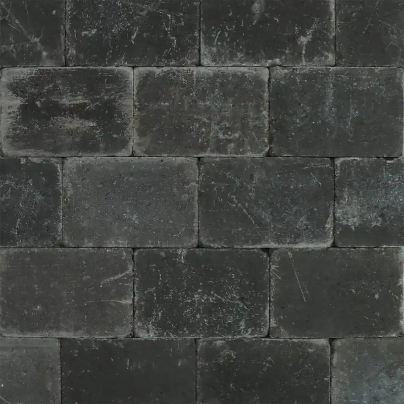Trommelstenen of koppelstones abbeystones antraciet 20x30x6cm (m2) - Aanbieding loopt bijna af