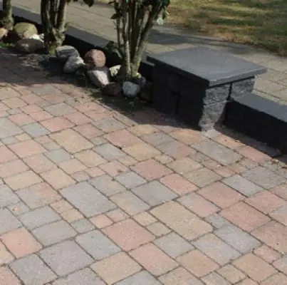 Trommelstenen of koppelstones oud bont 20x20x6cm (m2) | Tijdelijke actie