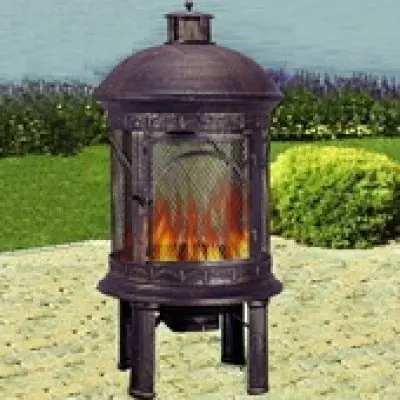 Tuinhaard houthaard allesbrander gietijzer 126x65cm | Actieprijs
