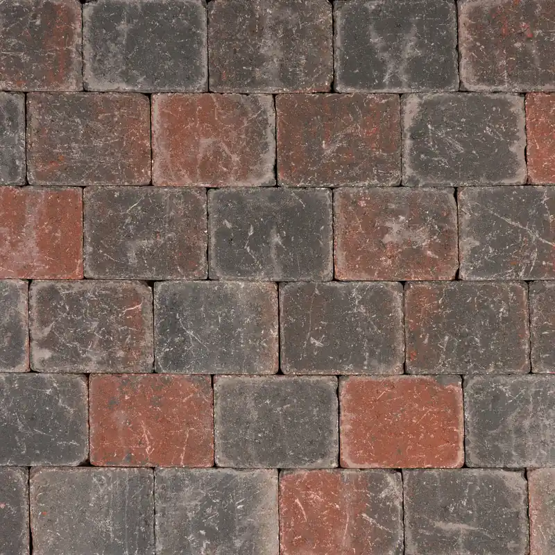 Vanaf nu beschikbaar - Trommelstenen of koppelstones roodzwart 15x20x6cm (m2)