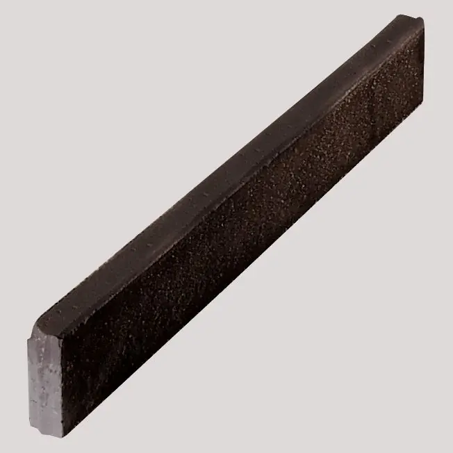 Nu beschikbaar | Opsluitband zwart beton 10x20x100cm