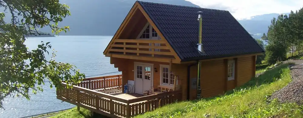 Laatste kans - Houten huis blokhut lodge chalet Stavanger 5,20x7,80m (94mm)