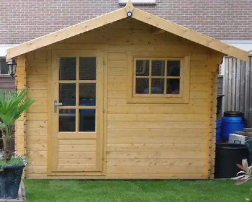 Houten tuinhuisje blokhut Sutton 300x200cm - Topprijs