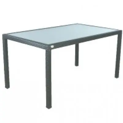 Actie | Tuintafel wicker Belcanto 165x100x77cm